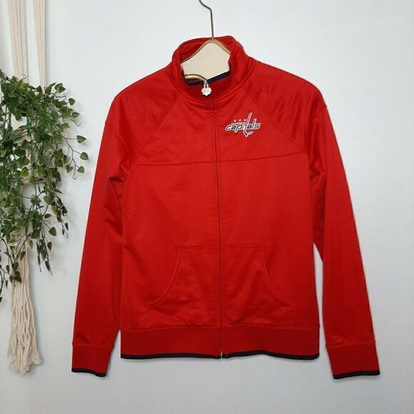 Washington Capitals women's jacket, track jacket, Ladies women size M reebok - Picture 1 of 5